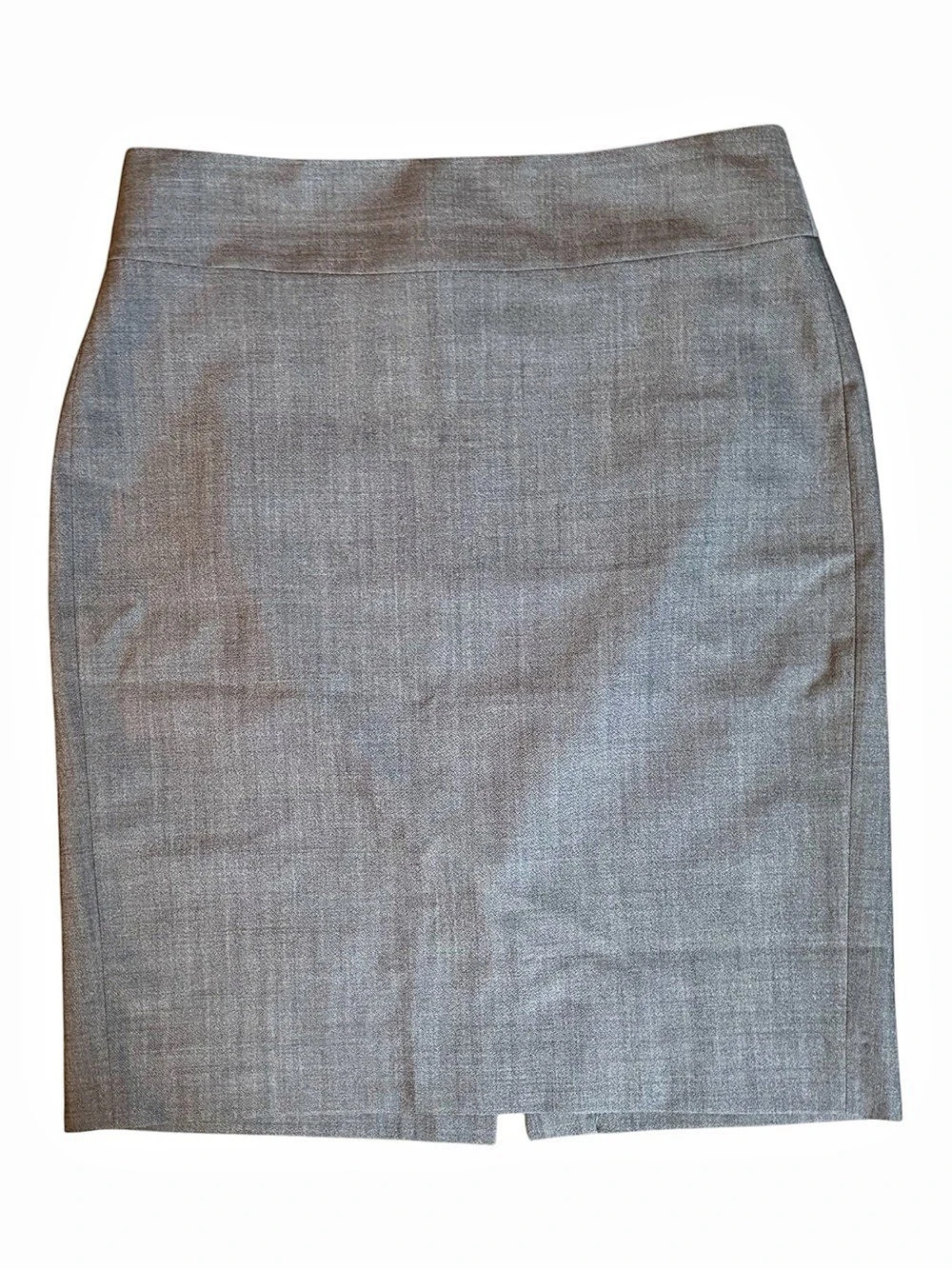 Banana Republic Stretch Wool Pencil Skirt Gray Size 4